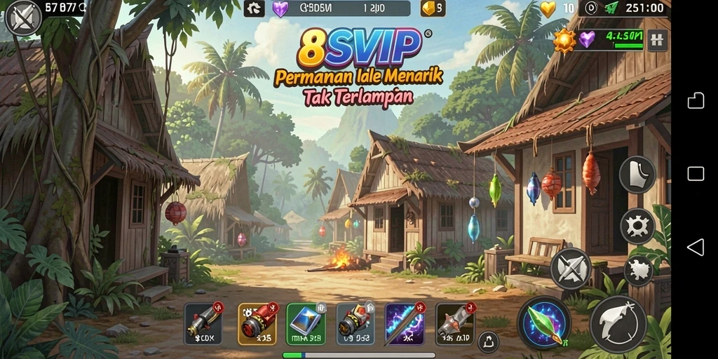 Tangkapan layar 8SVIP menampilkan gameplay Idle yang dinamis dan menarik.
