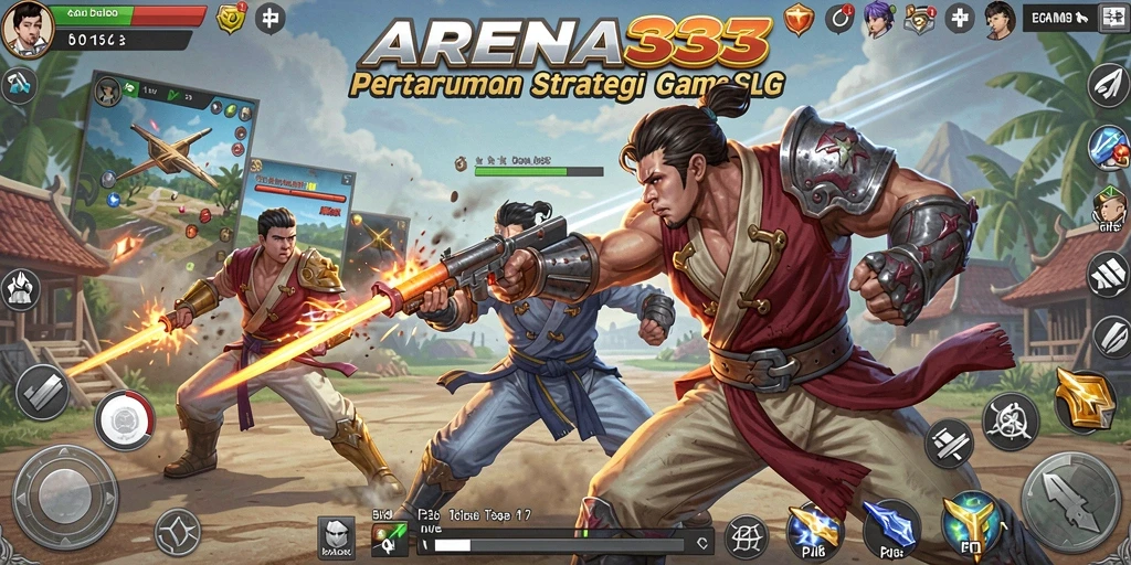 Gameplay menarik dari ARENA333 dalam pertarungan SLG.