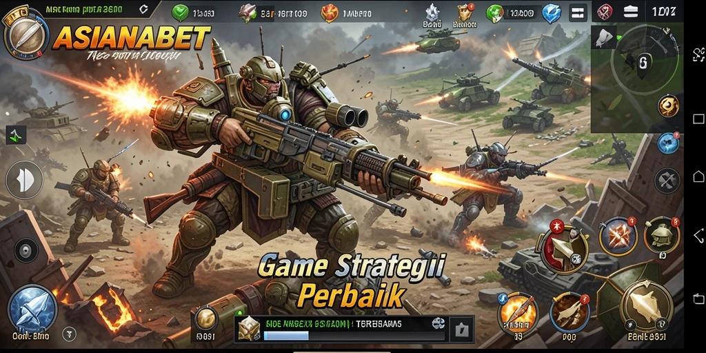 Tangkapan layar menunjukkan aksi seru dan strategi dalam ASIANABET.