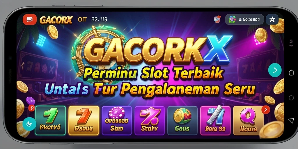 Tampilan gameplay Slot GACORX yang mendebarkan.