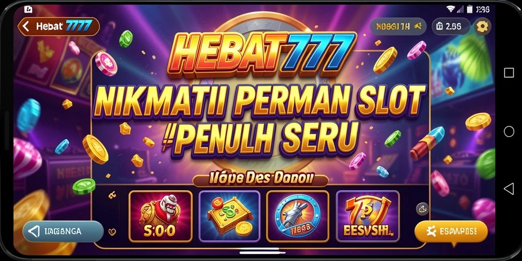 Tampilan gameplay Slot HEBAT777 yang menarik dan penuh aksi.