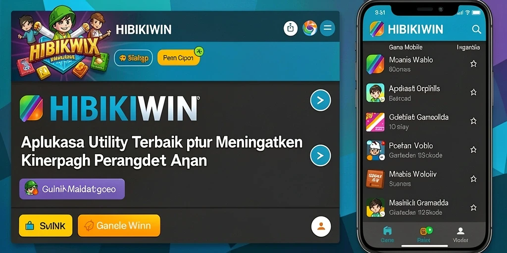 Tampilan antarmuka HIBIKIWIN yang ramah pengguna.