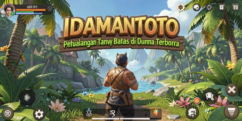 Gameplay <strong>IDAMANTOTO</strong> yang penuh aksi dalam dunia terbuka.