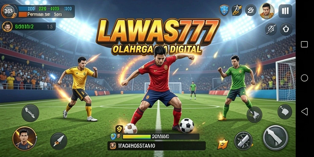 Screenshot gameplay LAWAS777 yang menampilkan keseruan pertandingan olahraga.