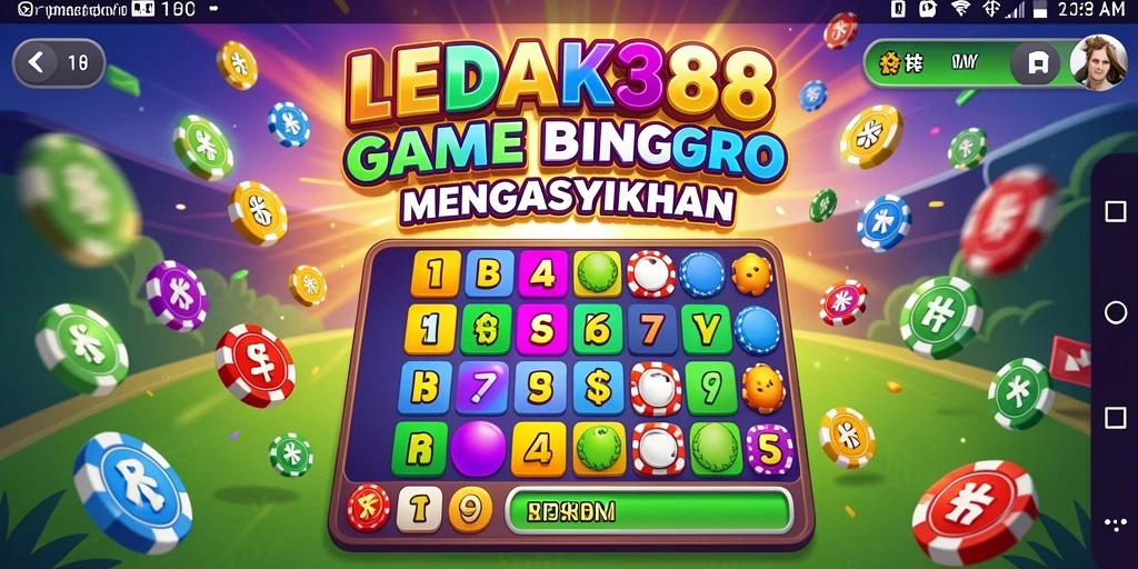 Tampilan gameplay menarik dari LEDAK388 dengan berbagai tema Bingo.