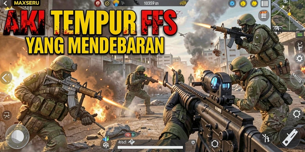 Gameplay penuh aksi di MAXSERU dengan grafik yang mengesankan.