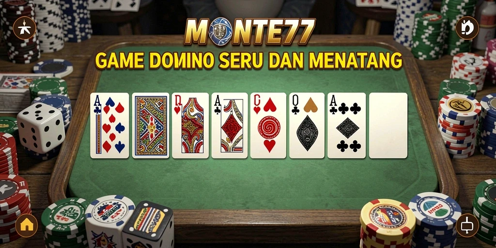 Tampilan gameplay MONTE77 yang seru dan mengasyikkan.