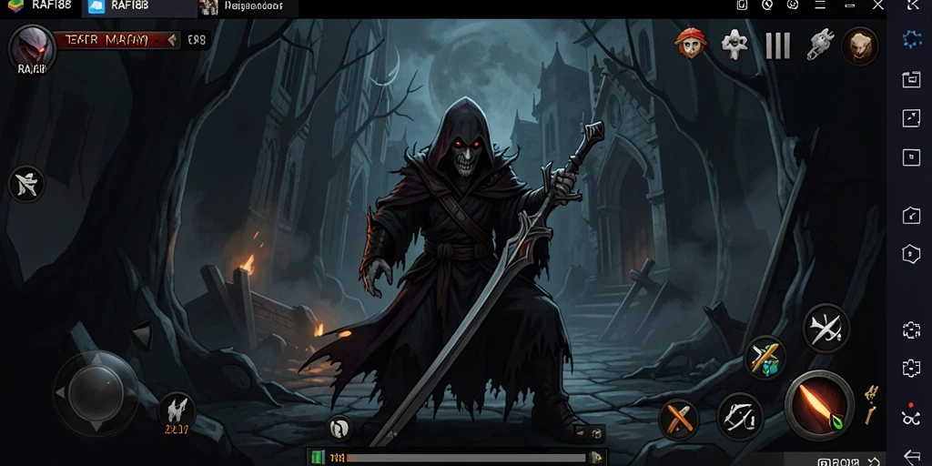 Gameplay menegangkan dan atmosfer mencekam dalam RAFI88.
