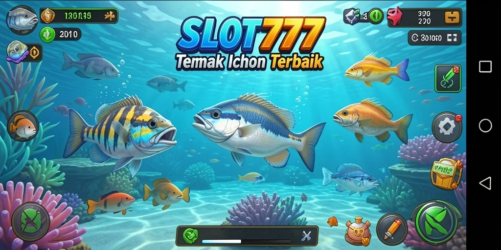 Screenshot SLOT777 yang menunjukkan aksi seru dalam permainan Tembak Ikan.