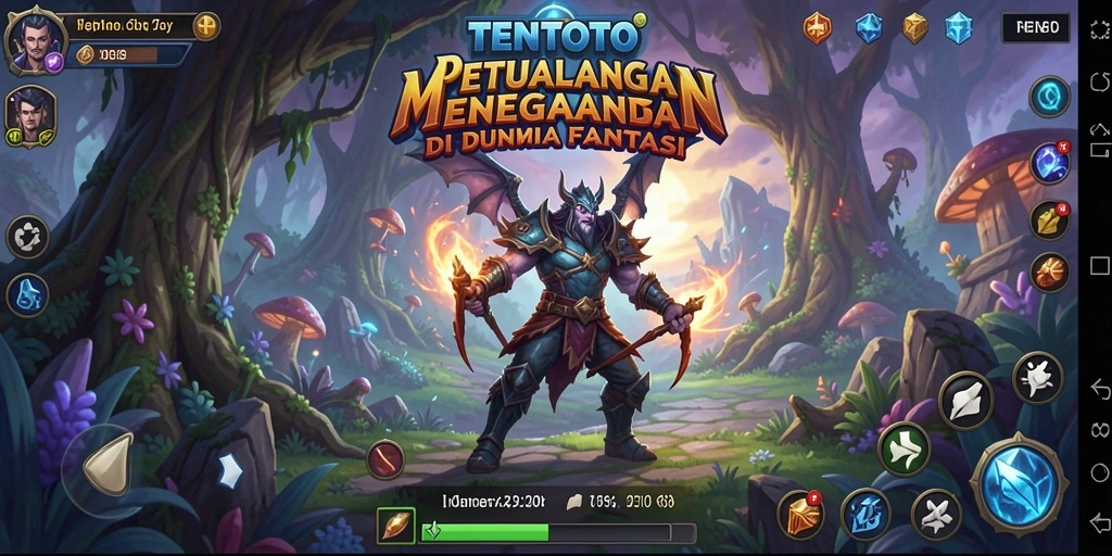 Gameplay seru di TENTOTO dengan tantangan menarik.