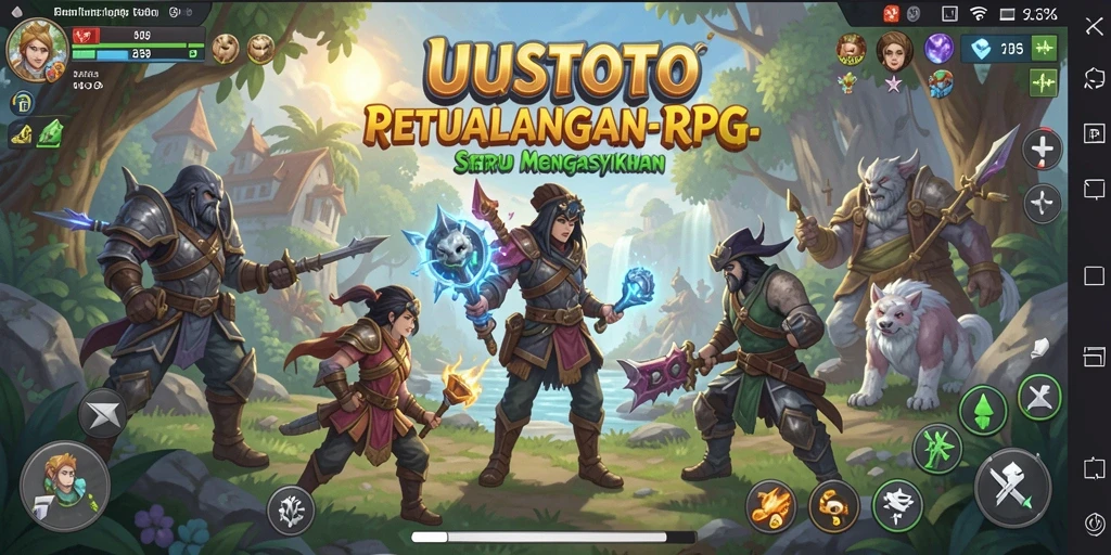 Tangkapan layar menampilkan gameplay mendebarkan UUSTOTO yang menari di dunia RPG.