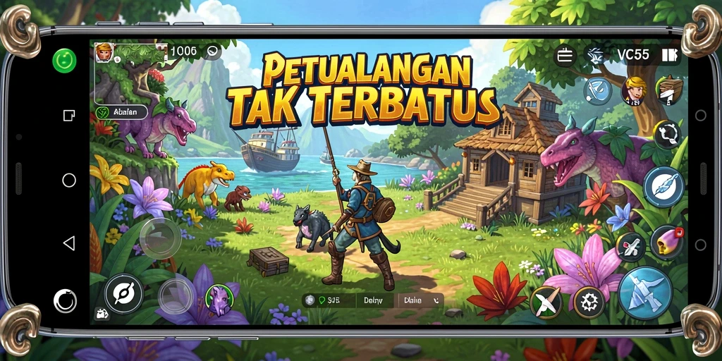 Gameplay penuh aksi dan eksplorasi di dunia terbuka.